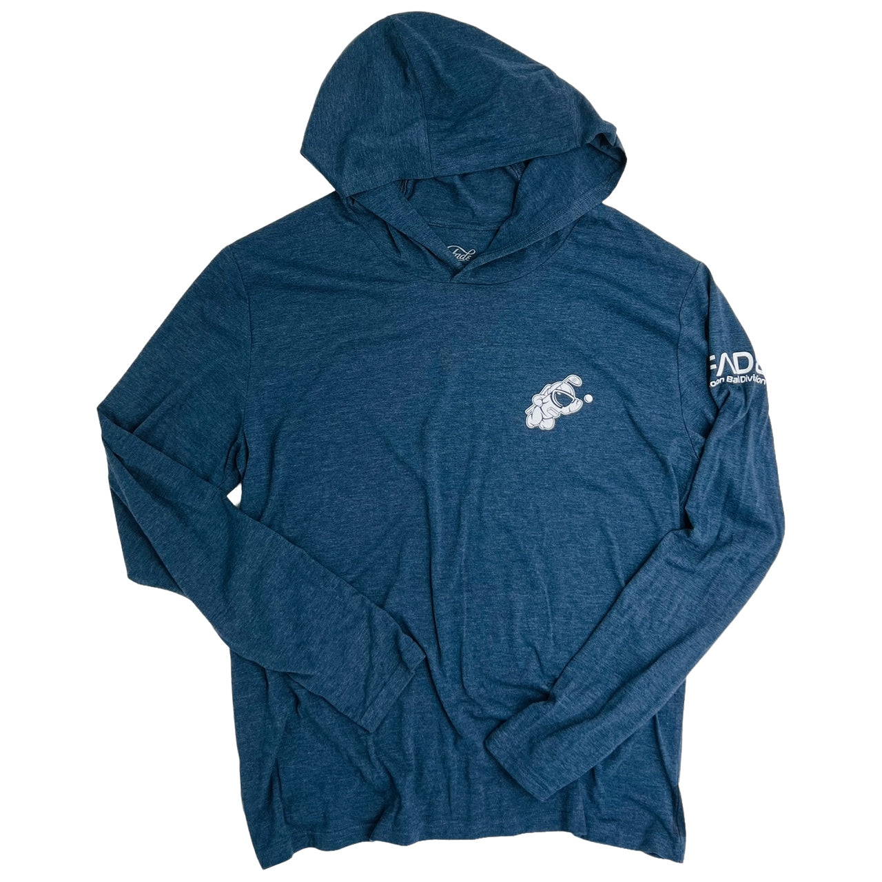 FADE MOONBALL LAYER HOODIE-NAVY