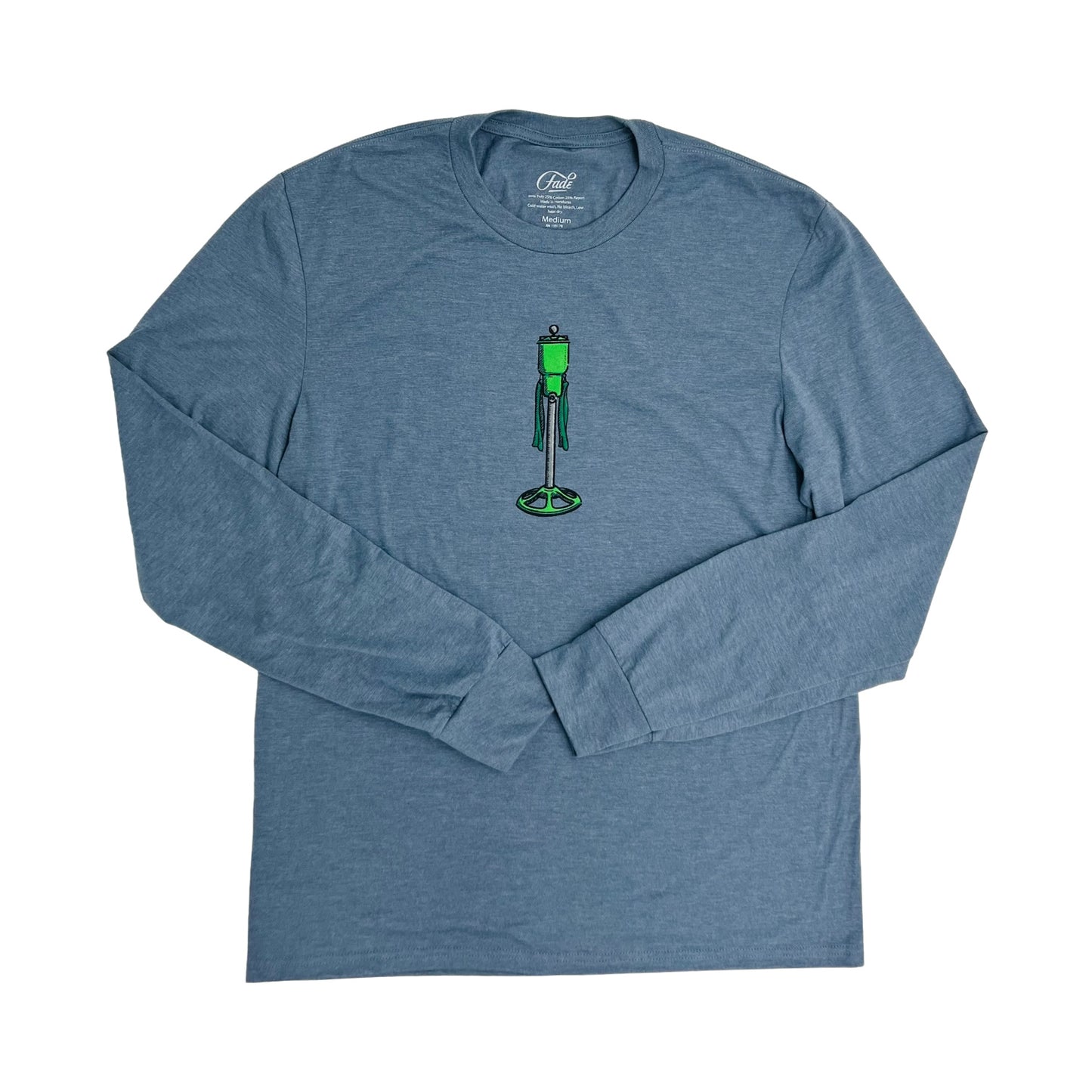 BALLWASH TEE-DENIM HEATHER