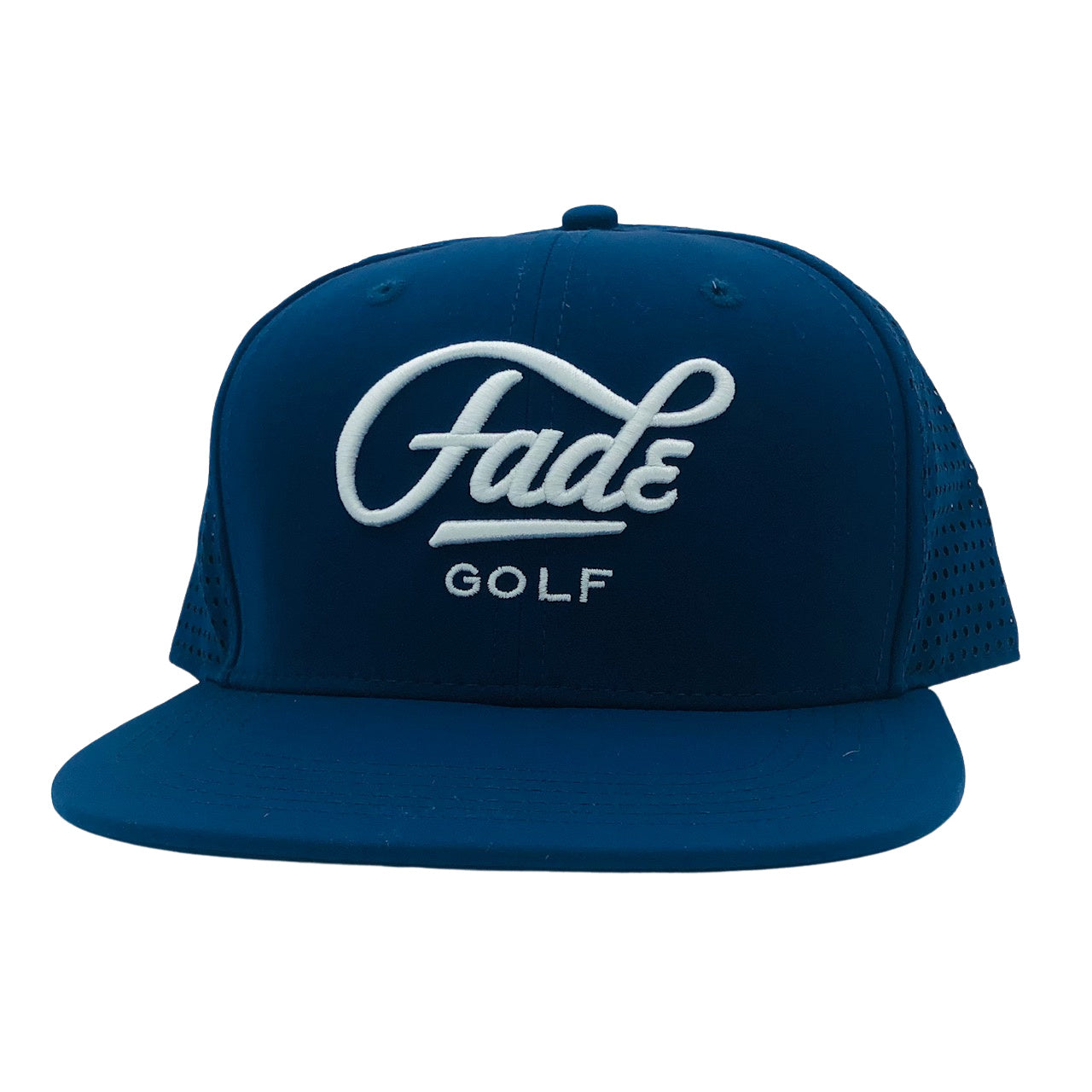 FADE GOLF LASER CUT SNAPBACK-NAVY/WHITE