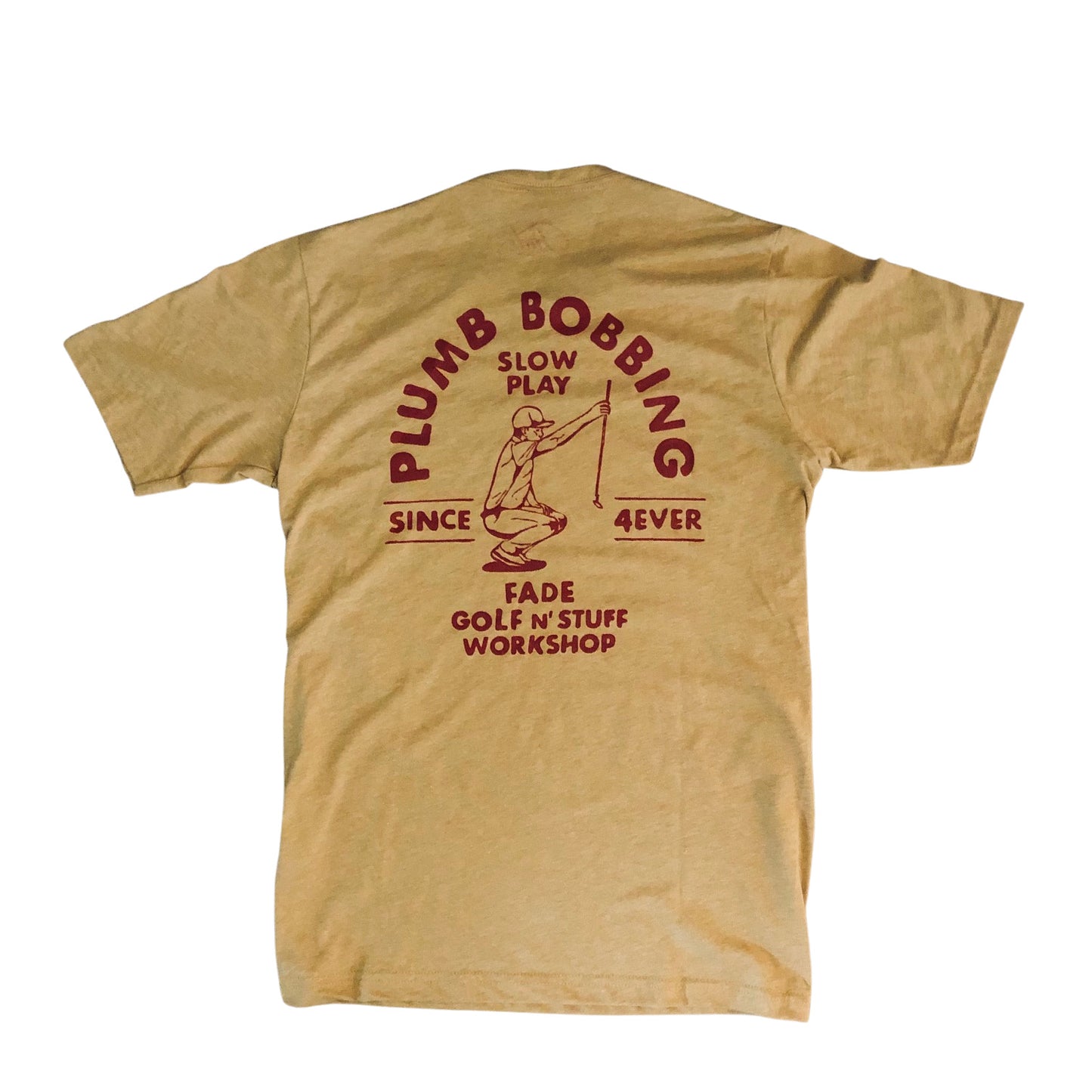 PLUMB BOB TEE-ANTIQUE GOLD