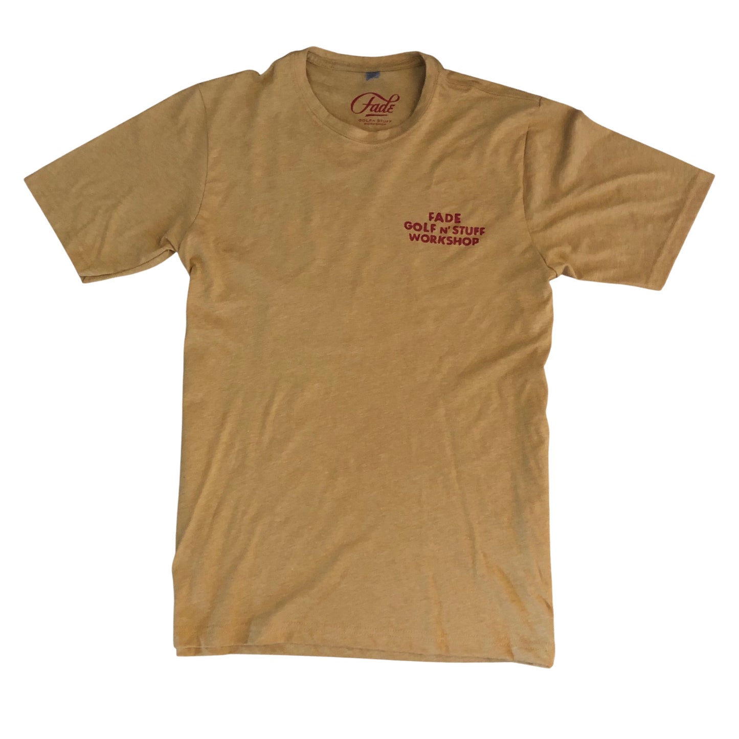 PLUMB BOB TEE-ANTIQUE GOLD