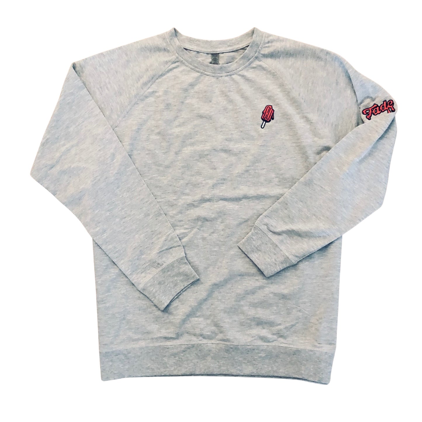 FADE LIGHTWEIGHT MELTDOWN CREW-HEATHER GREY