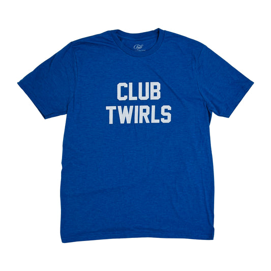 CLUB TWIRLS TEE-ROYAL-WHITE