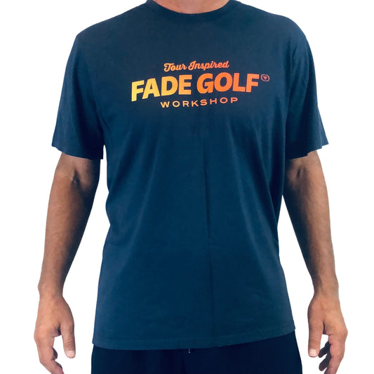 TOUR INSPIRED TEE- NAVY-FADE